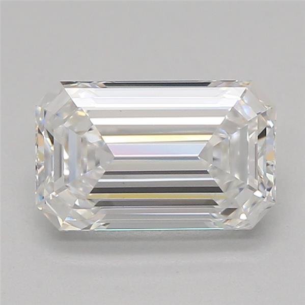 0.79ct E VVS2 Rare Carat Ideal Cut Emerald Lab Grown Diamond