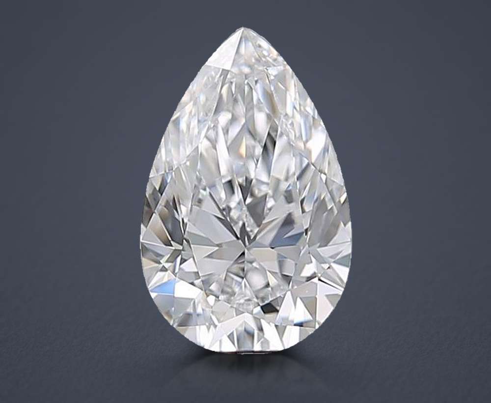 0.80 Carat Pear Natural Diamond