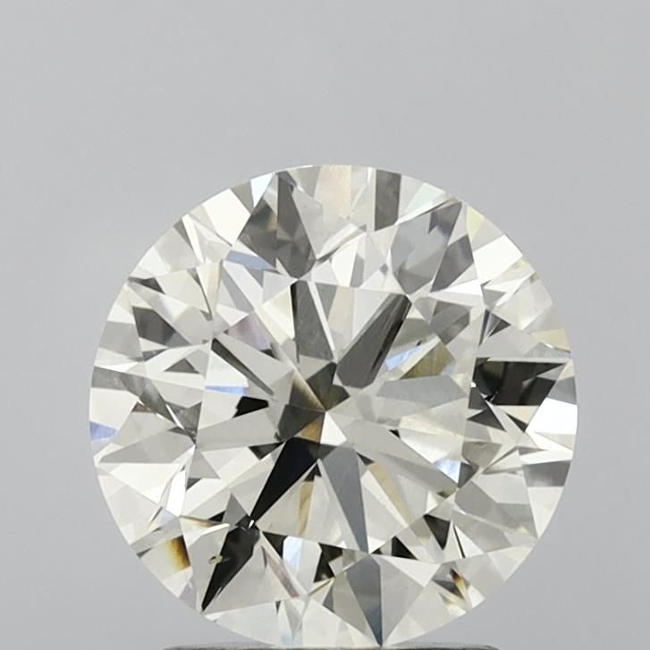 3.02ct J VS2 Very Good Cut Round Lab Grown Diamond