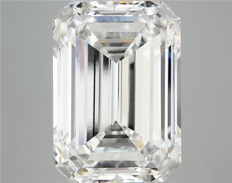 16.01ct F VVS2 Rare Carat Ideal Cut Emerald Lab Grown Diamond