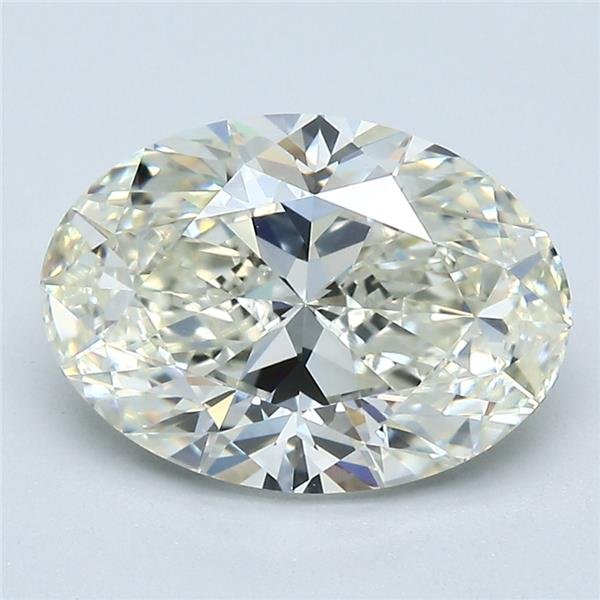 3.01ct K VS1 Rare Carat Ideal Cut Oval Diamond