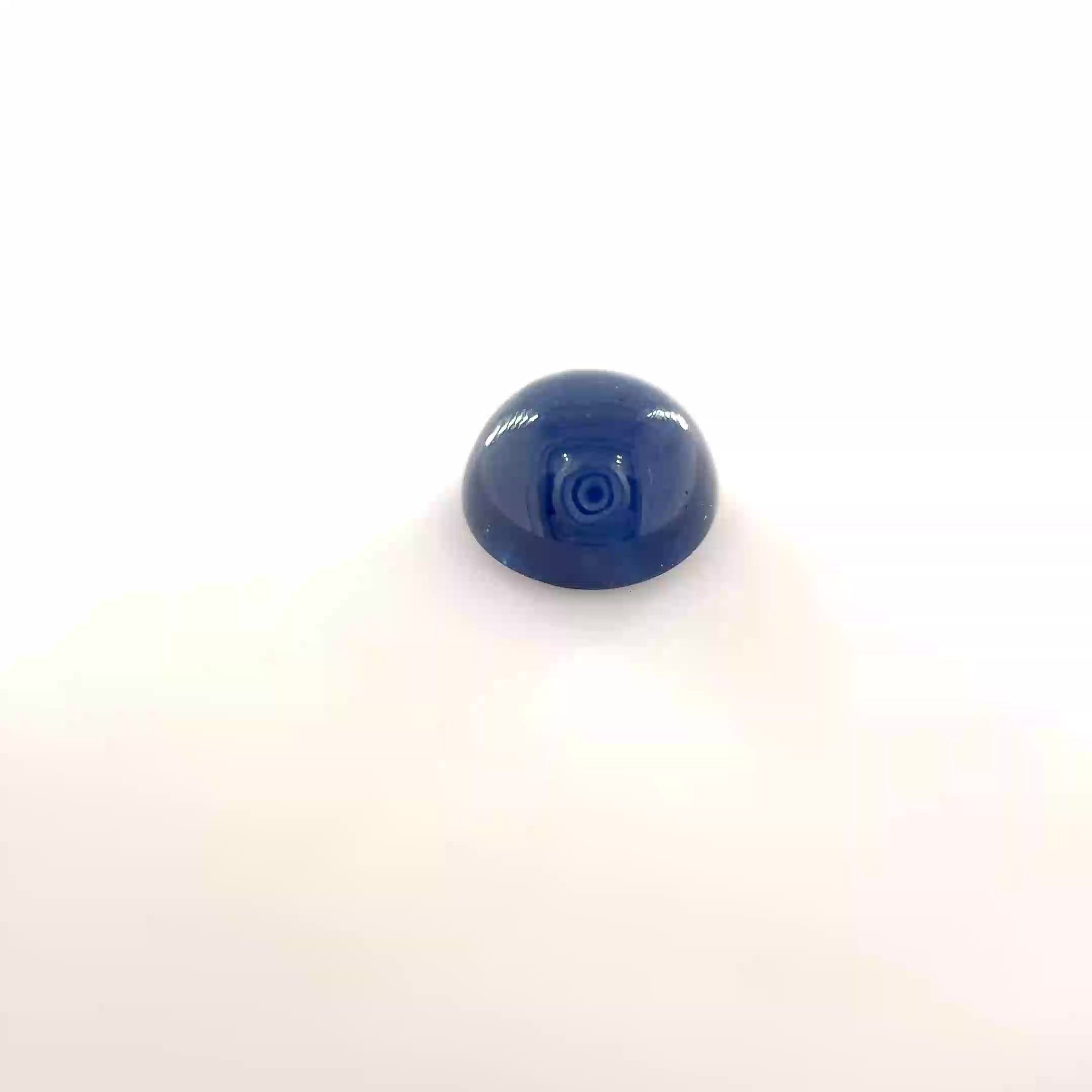 1.91 Carat Blue Round Sapphire