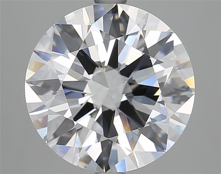 5.01ct E VS2 Rare Carat Ideal Cut Round Diamond