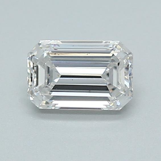 0.53ct E VVS2 Rare Carat Ideal Cut Emerald Lab Grown Diamond