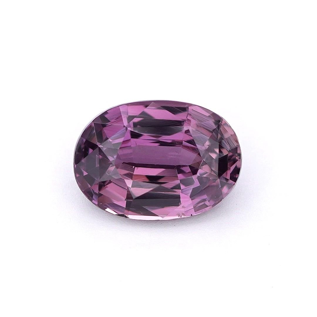 3.28 Carat Pink Oval Sapphire