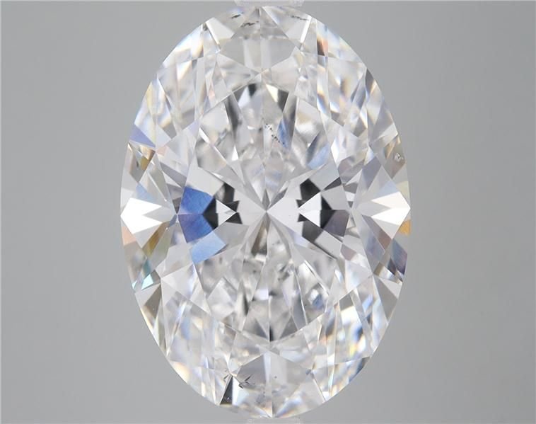 7.56ct F VS2 Rare Carat Ideal Cut Oval Lab Grown Diamond