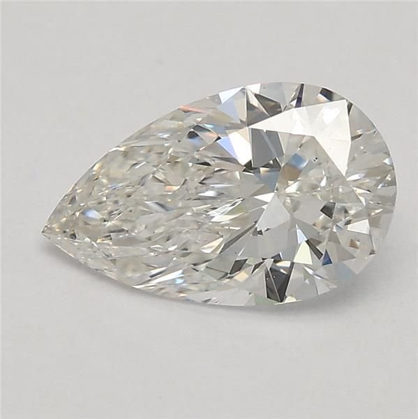 0.74ct F VS1 Rare Carat Ideal Cut Pear Lab Grown Diamond