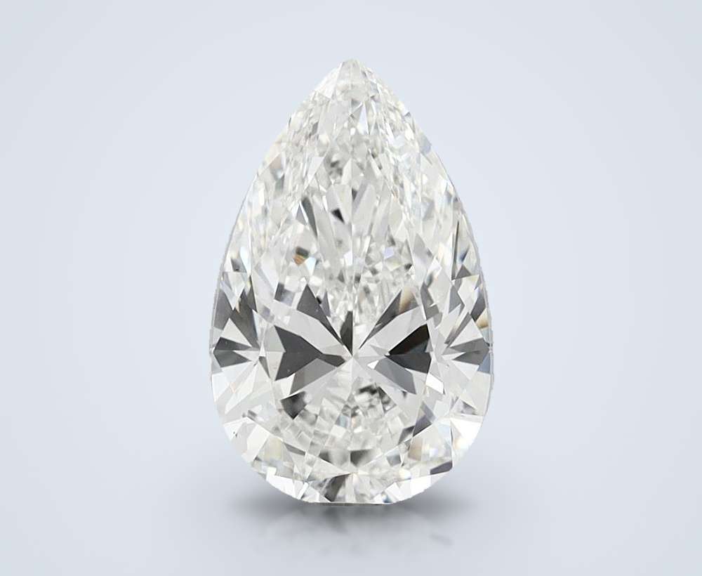 5.71 Carat Pear Lab Diamond