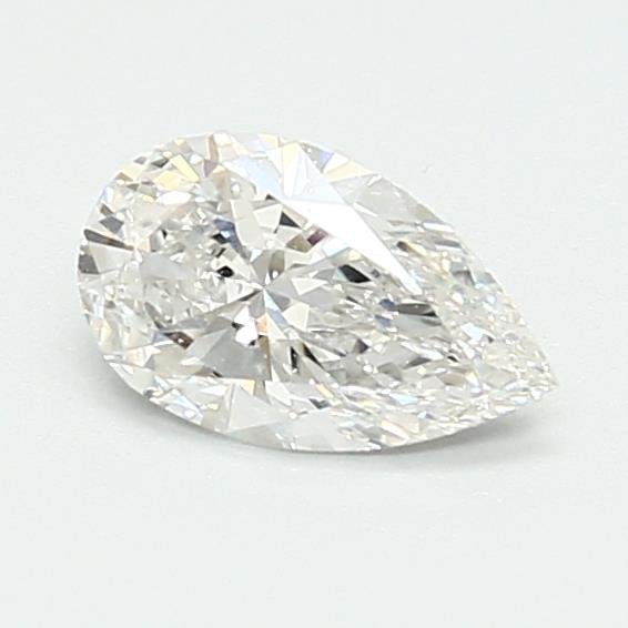 0.64ct E VVS2 Rare Carat Ideal Cut Pear Lab Grown Diamond