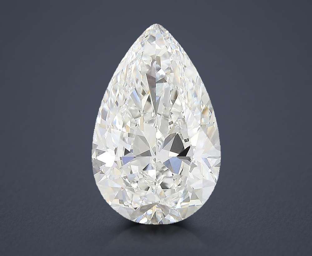 7.51 Carat Pear Lab Diamond