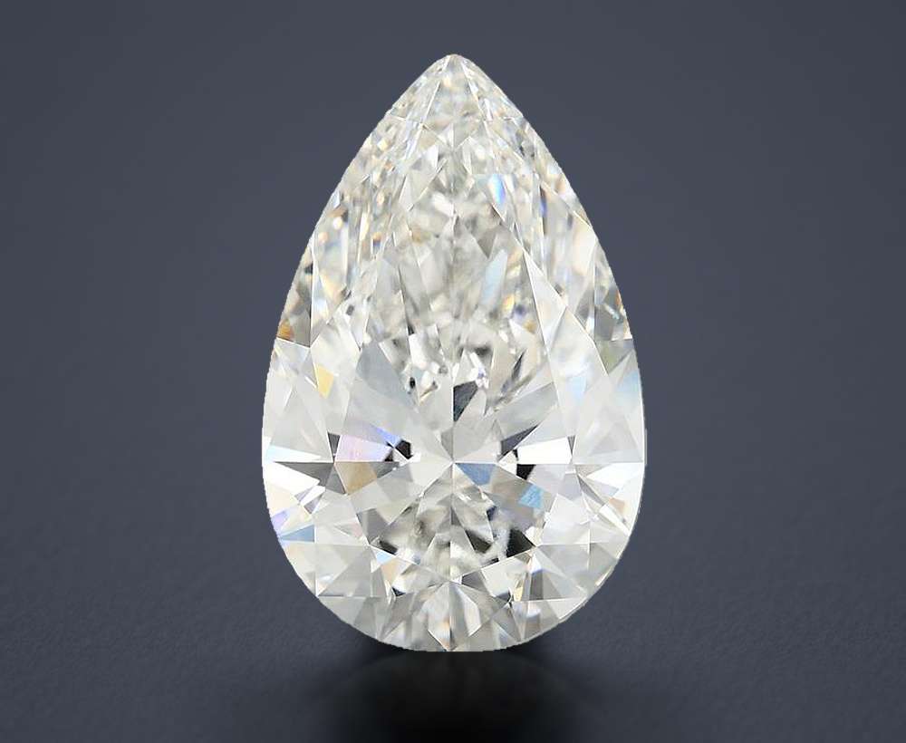 8.40 Carat Pear Lab Diamond