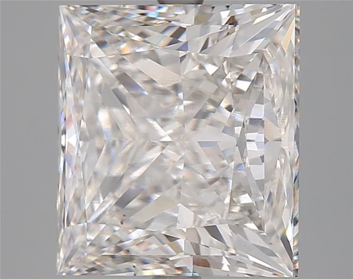 7.06ct H VS2 Rare Carat Ideal Cut Princess Lab Grown Diamond