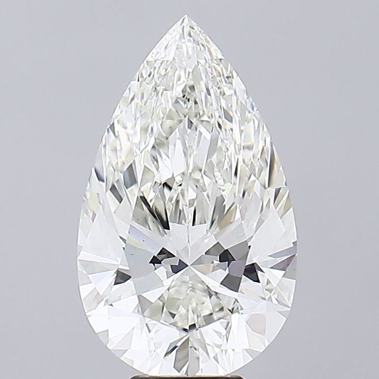 9.05ct H VS1 Rare Carat Ideal Cut Pear Lab Grown Diamond