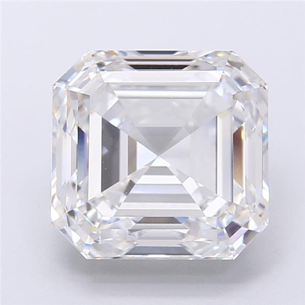 5.50ct E VVS2 Rare Carat Ideal Cut Asscher Lab Grown Diamond