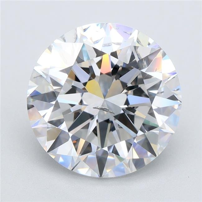 2.56ct E SI1 Excellent Cut Round Lab Grown Diamond