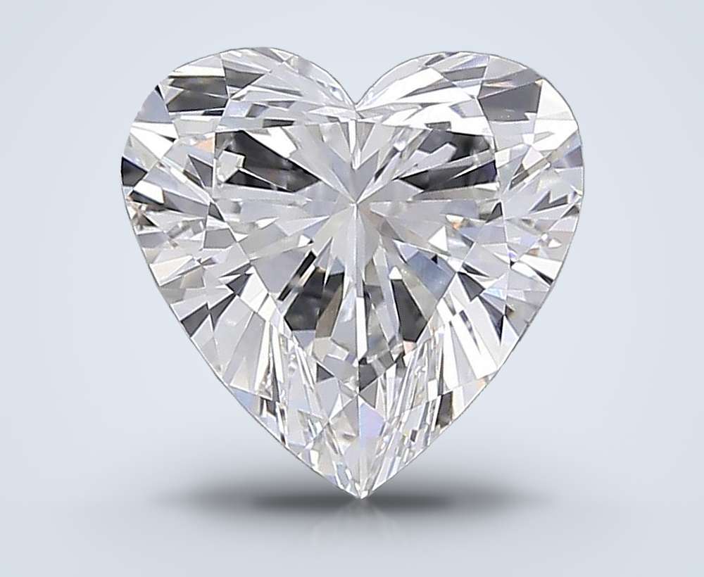 7.68 Carat Heart Lab Diamond