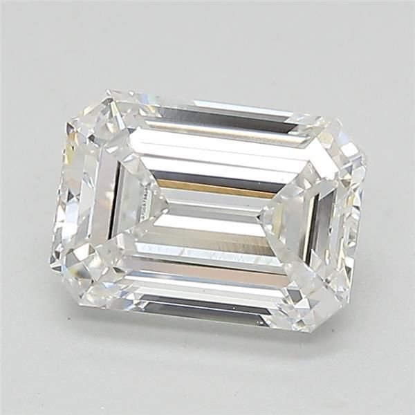 1.50ct D VS2 Rare Carat Ideal Cut Emerald Lab Grown Diamond
