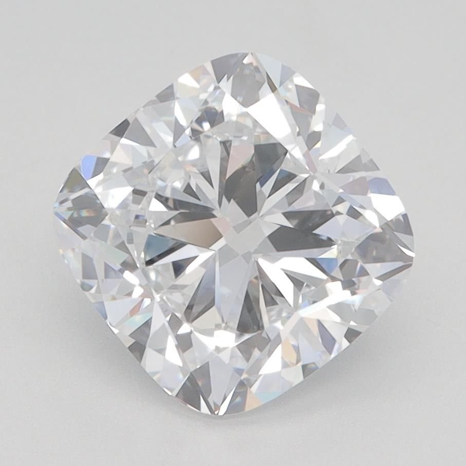 2.66ct E VVS2 Rare Carat Ideal Cut Cushion Lab Grown Diamond