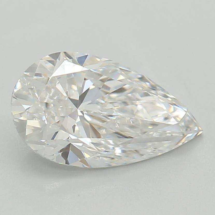 0.71ct D VVS2 Rare Carat Ideal Cut Pear Lab Grown Diamond