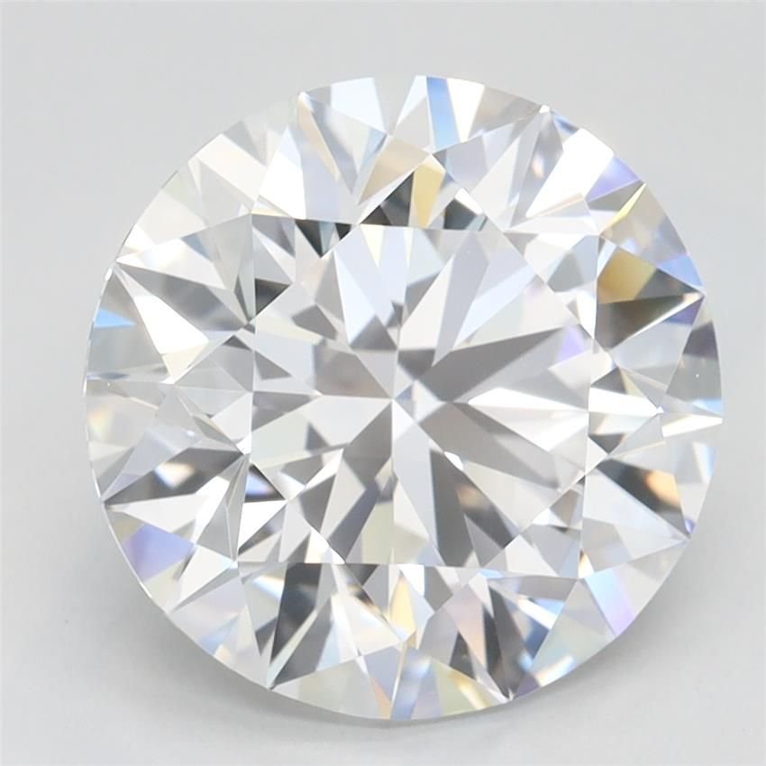 3.89ct D IF Rare Carat Ideal Cut Round Lab Grown Diamond