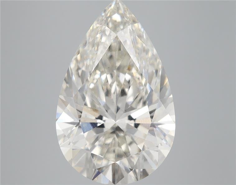 5.14ct I VS2 Rare Carat Ideal Cut Pear Lab Grown Diamond