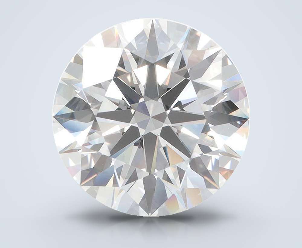 6.34 Carat Round Lab Diamond