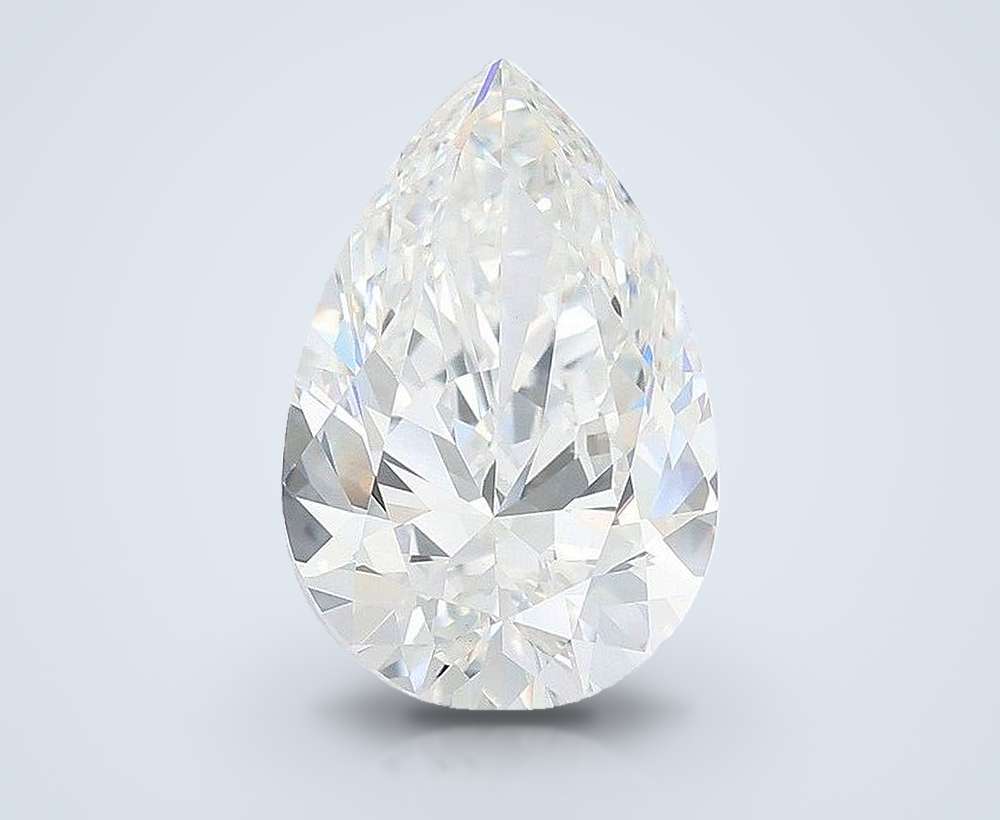 5.26 Carat Pear Lab Diamond