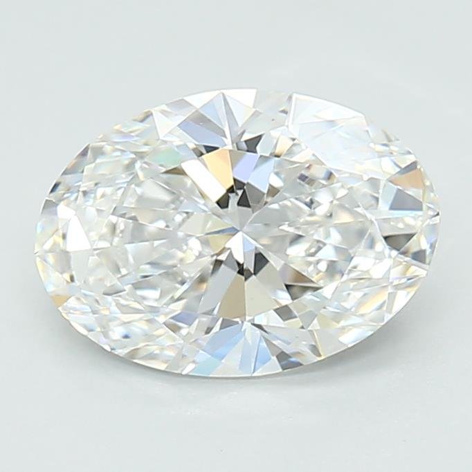 1.42ct D VS1 Rare Carat Ideal Cut Oval Lab Grown Diamond