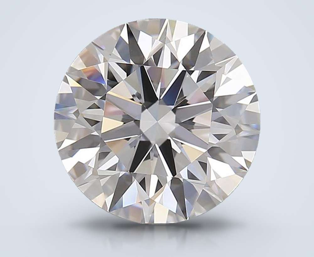 3.71 Carat Round Lab Diamond