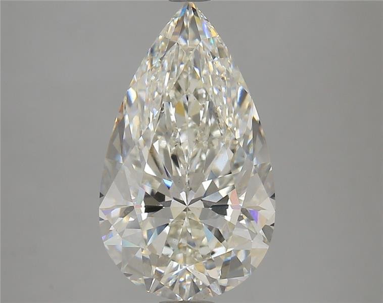 4.08ct H VS2 Very Good Cut Pear Lab Grown Diamond