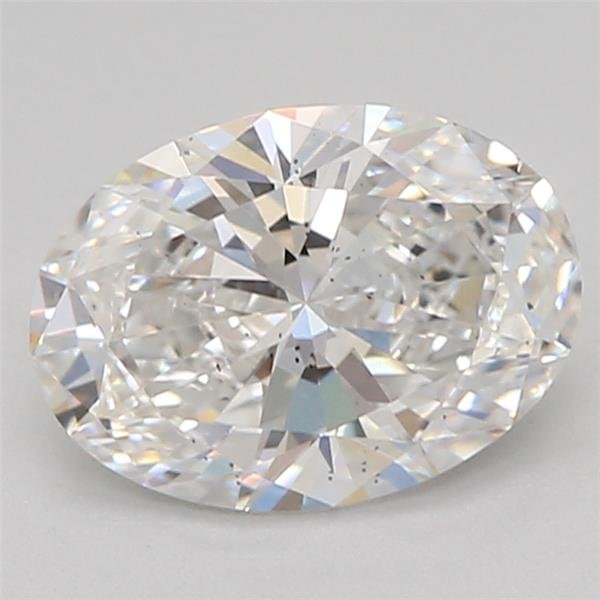 0.75ct E SI1 Rare Carat Ideal Cut Oval Lab Grown Diamond