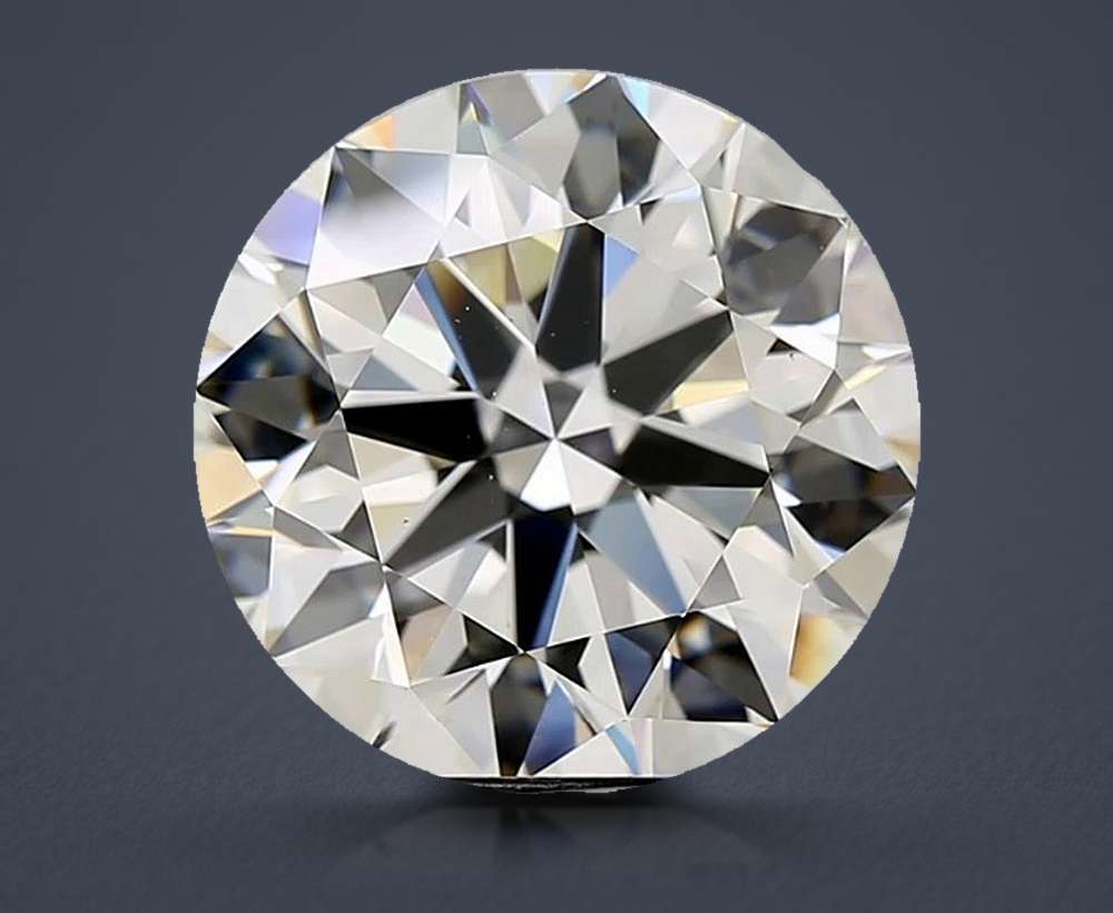 7.08 Carat Round Natural Diamond