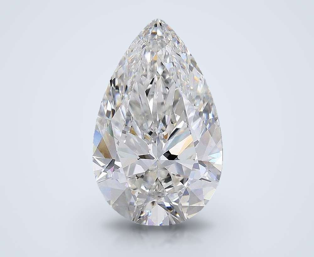 5.00 Carat Pear Lab Diamond