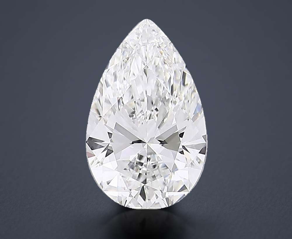6.53 Carat Pear Lab Diamond