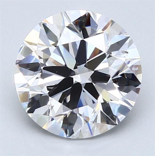 2.50ct D SI1 Rare Carat Ideal Cut Round Diamond