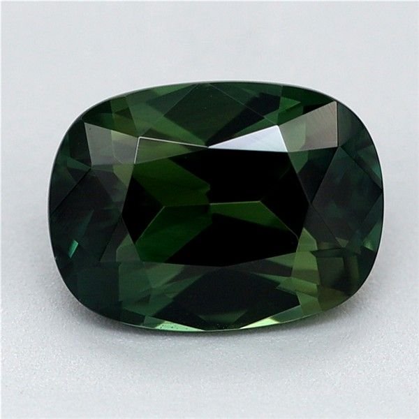 1.16 Carat Green Cushion Sapphire