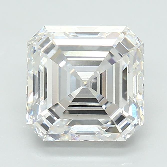 2.09ct E VS2 Rare Carat Ideal Cut Asscher Lab Grown Diamond