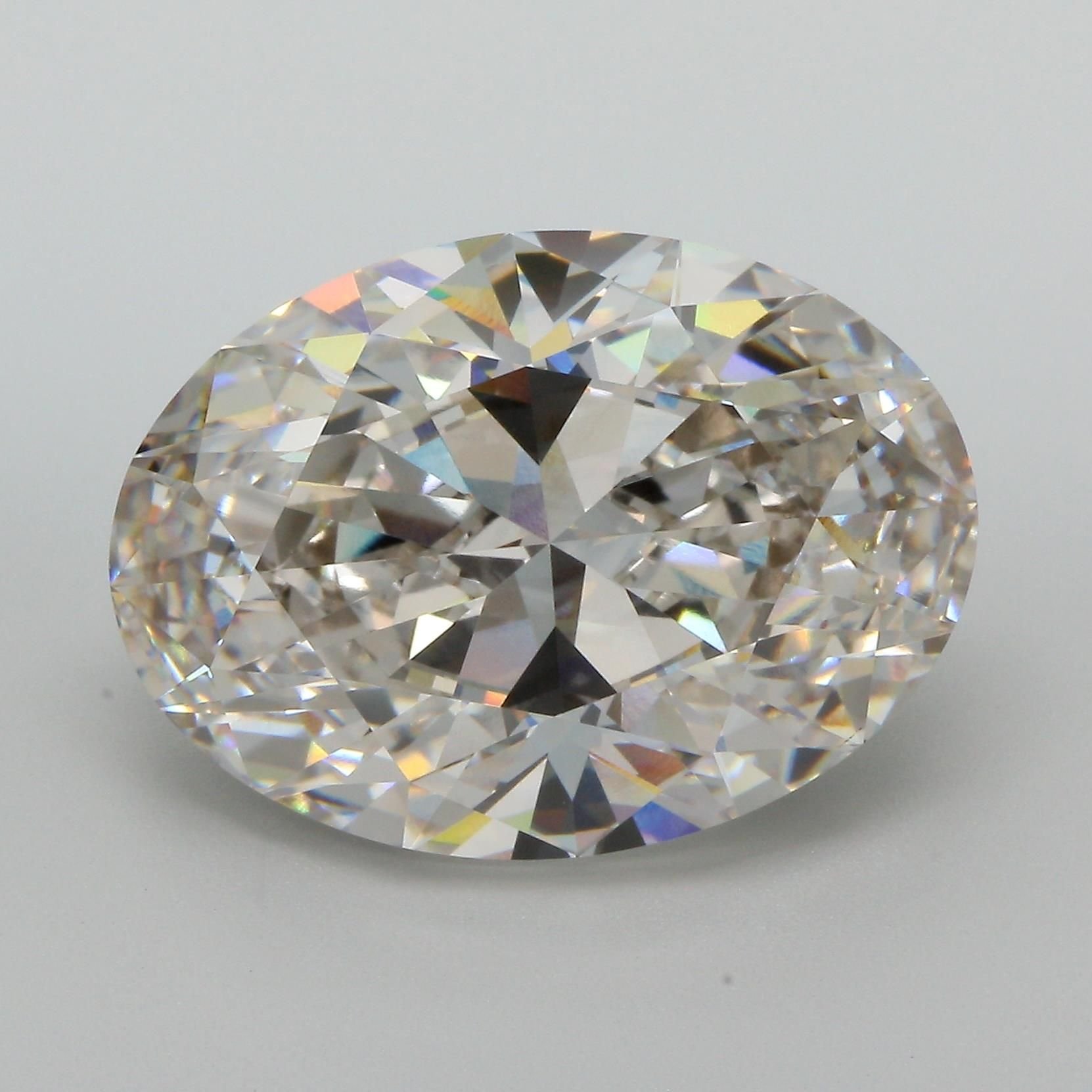 14.20ct H VS1 Rare Carat Ideal Cut Oval Lab Grown Diamond