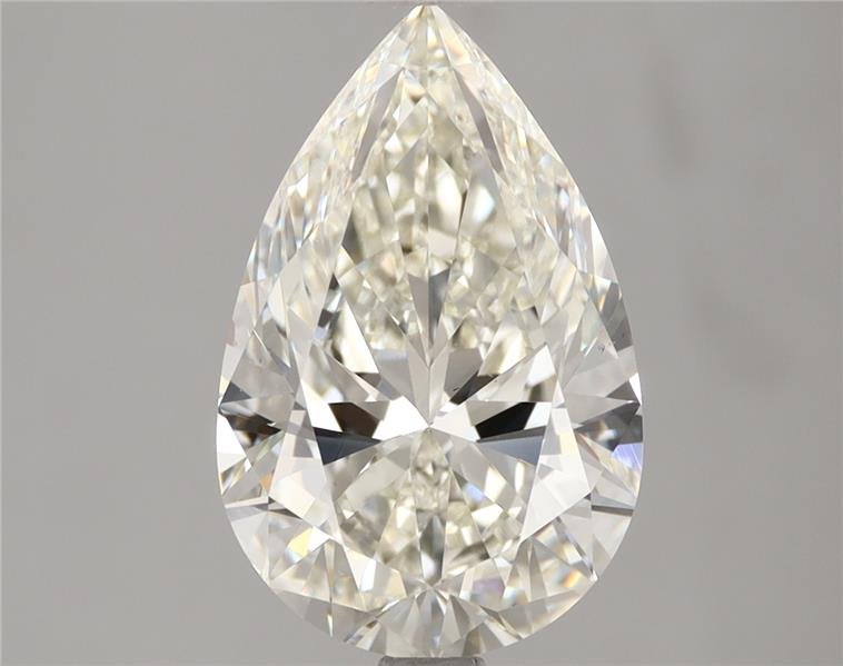 3.01ct K VS2 Rare Carat Ideal Cut Pear Diamond