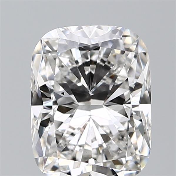 1.29ct F VS2 Rare Carat Ideal Cut Cushion Lab Grown Diamond