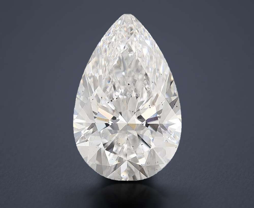 2.57 Carat Pear Lab Diamond