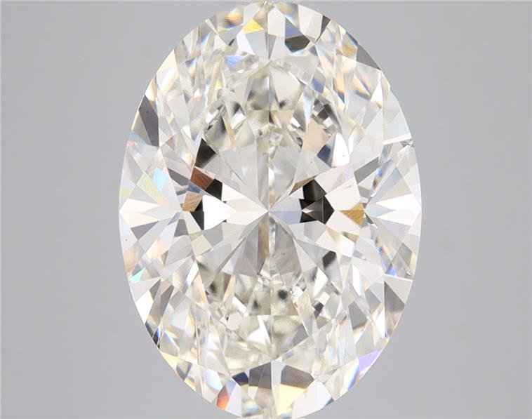 5.07ct I VS1 Rare Carat Ideal Cut Oval Lab Grown Diamond