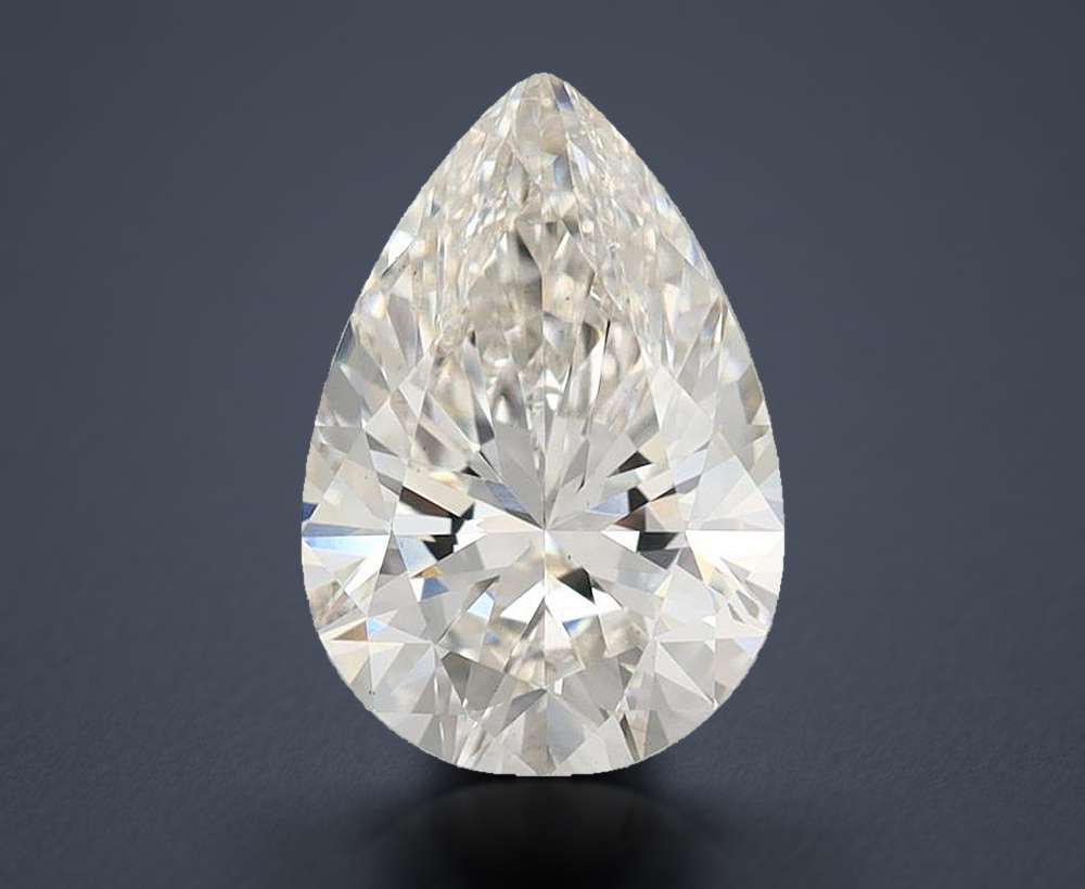 2.80 Carat Pear Lab Diamond
