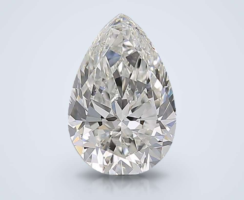 1.00 Carat Pear Natural Diamond