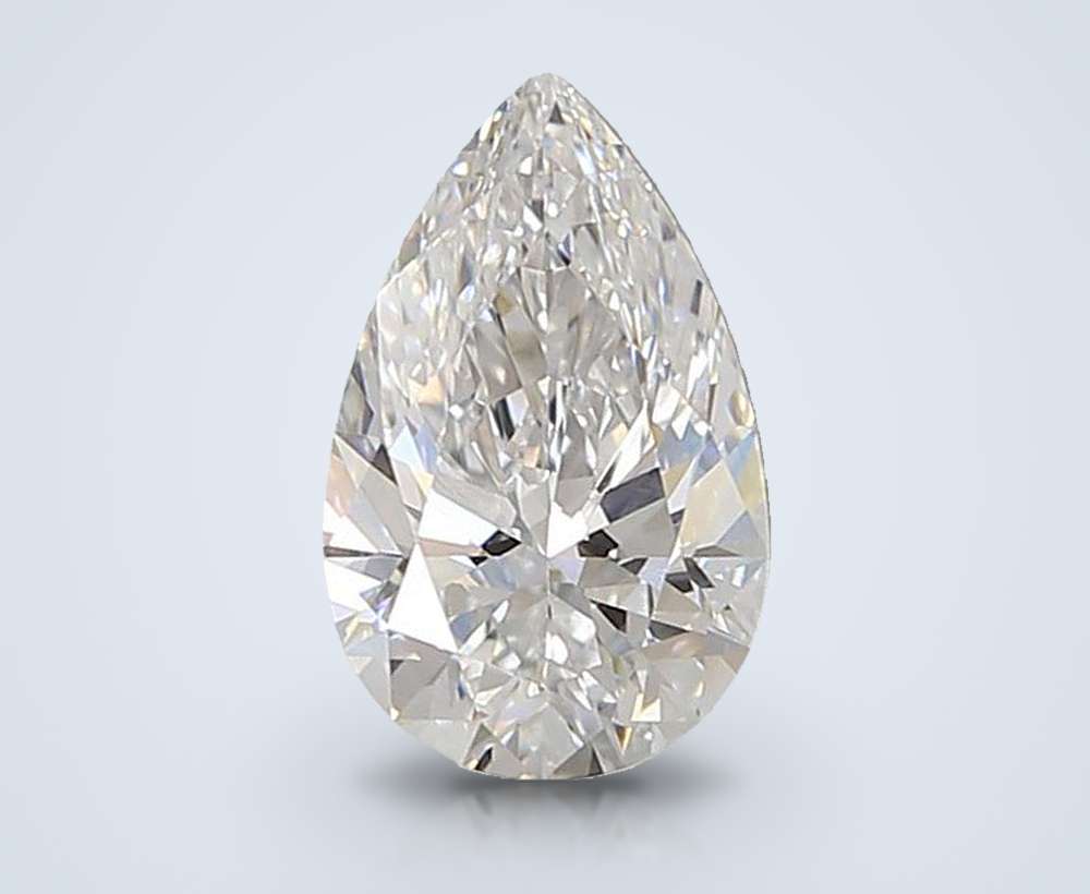1.38 Carat Pear Lab Diamond