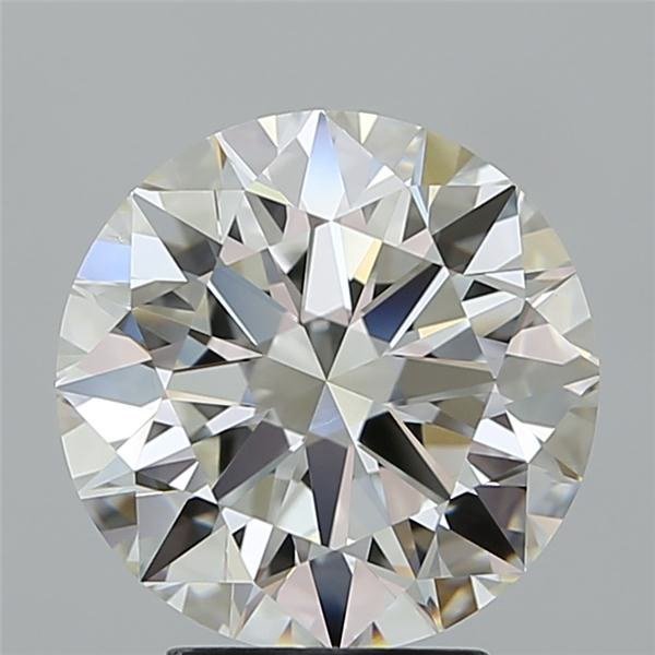 4.03ct J VVS2 Rare Carat Ideal Cut Round Diamond