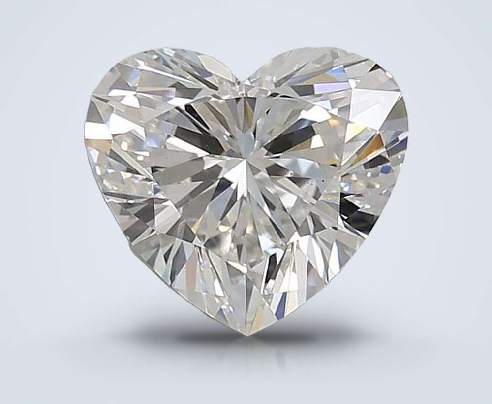 2.50 Carat Heart Lab Diamond