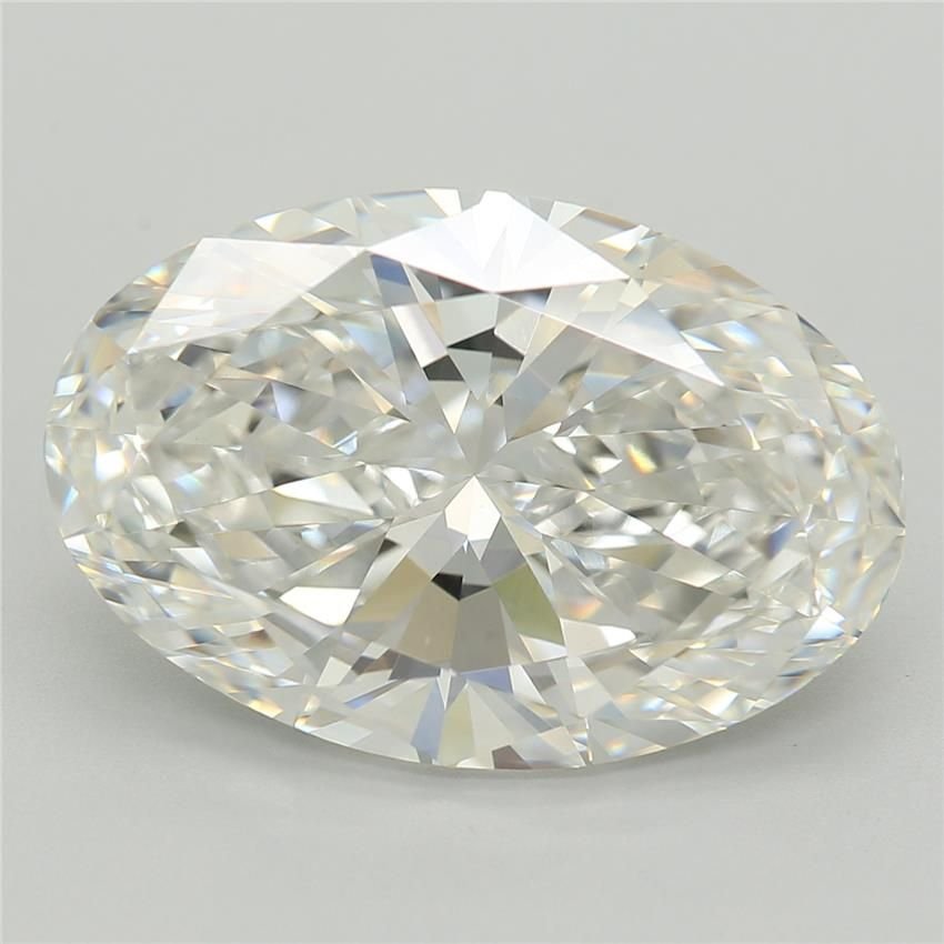 5.02ct F VVS2 Very Good Cut Oval Lab Grown Diamond
