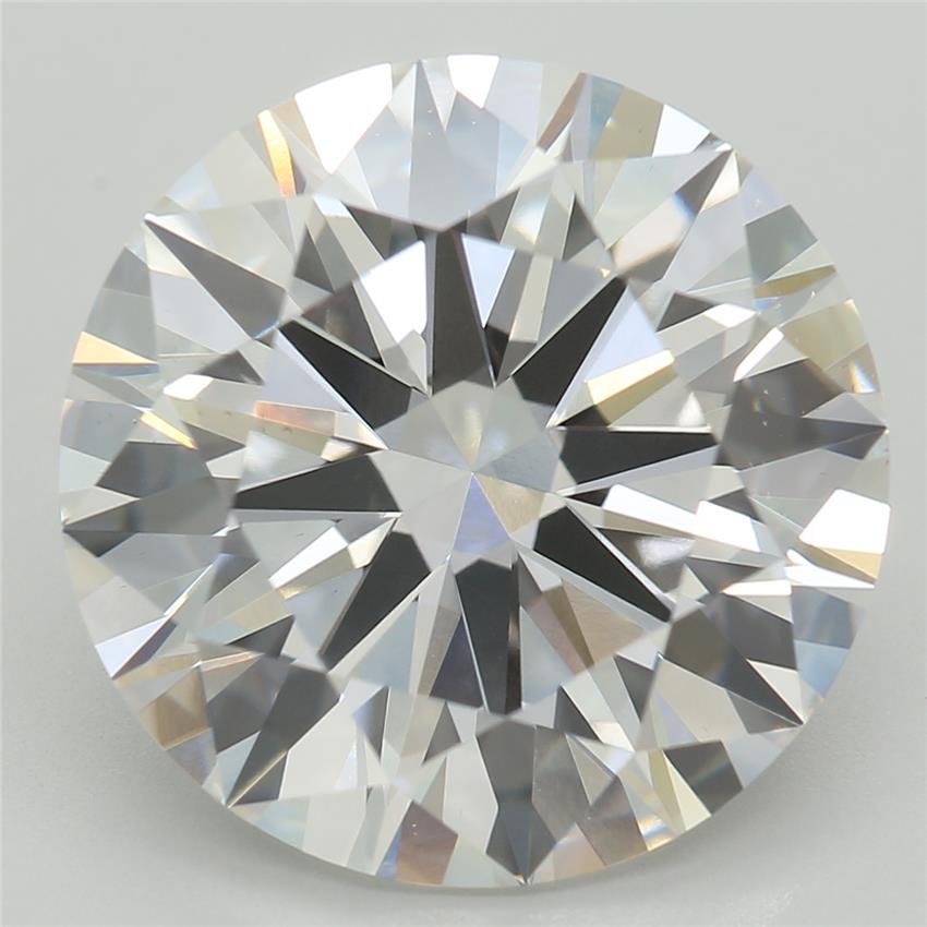 6.50ct F VS1 Rare Carat Ideal Cut Round Lab Grown Diamond