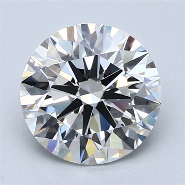 2.09ct H VS1 Rare Carat Ideal Cut Round Diamond